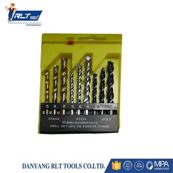 9pcs drill bit set combination drills set 多功能钻头组套