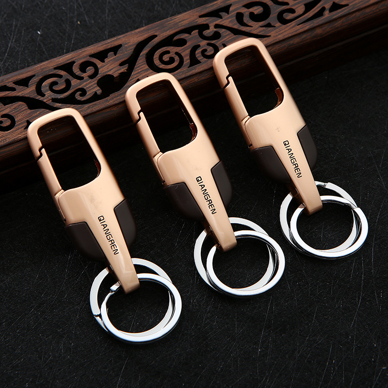 Guangdong Jinda Qiangren T4376 Keychain Zinc alloy car keychain High-end Men's waist buckle Application Scenario