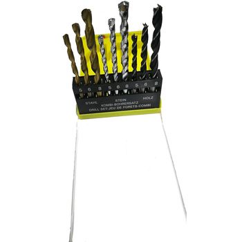 9pcs drill bit set combination drills set 多功能钻头组套详情图3