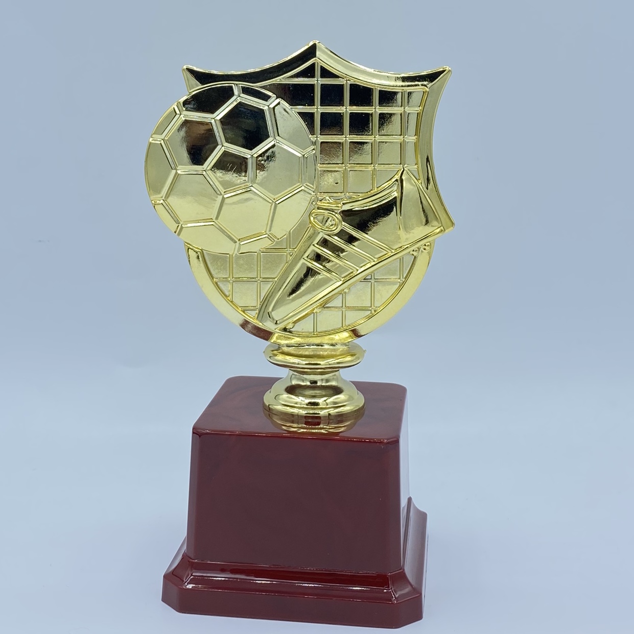 Mini plástico fútbol deportes competición premios premios trofeos logotipo personalizado yiwu buenos productos details Picture