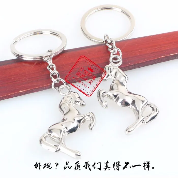 Factory-price customized metal zodiac horse keychains and key chains, corporate and personal promotional gifts and giveaways detail image 2