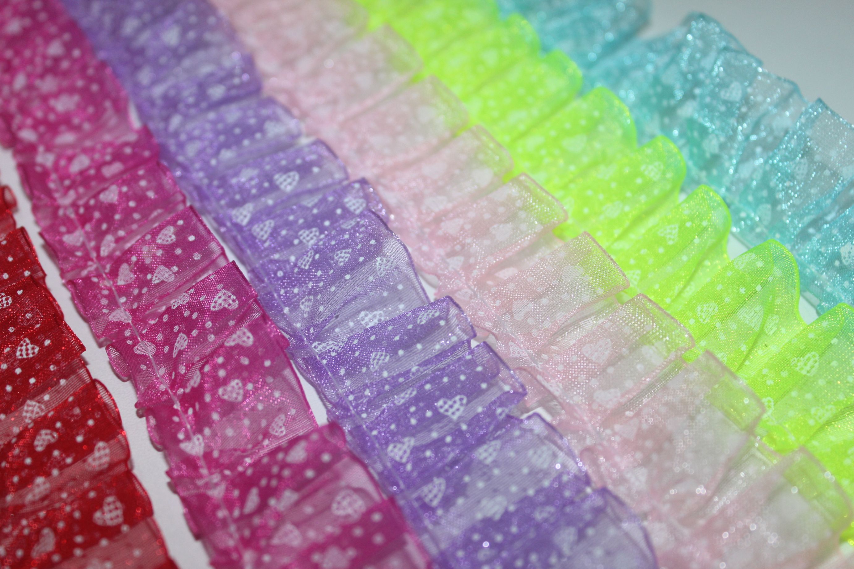 2.5cm Love snow veil pleated cake skirt Confused doll Creative handmade DIY clothing ruffled lace accessories thumbnail