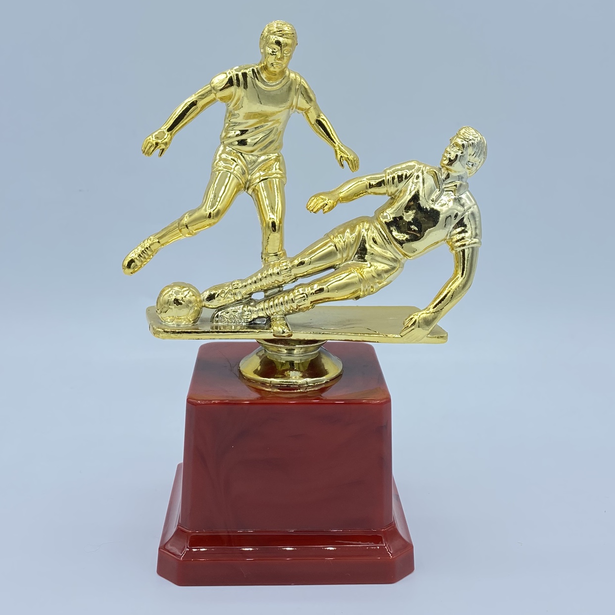 Mini new plastic competition rewards, prizes, football trophies, and customizable logos details Picture