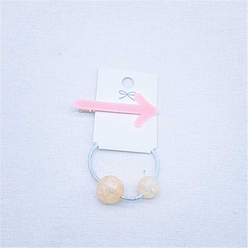 A Korean version of the hairpin pop ball + arrow press clip, a fresh hairpin bangs hair accessory details Picture