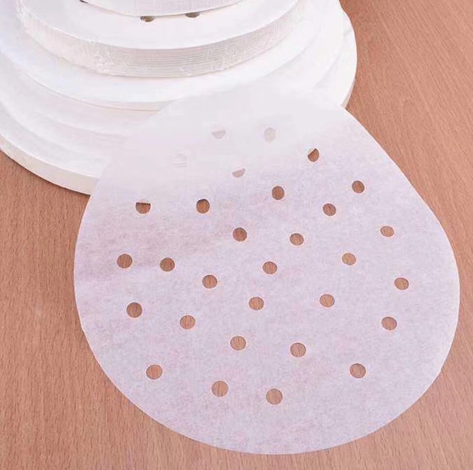 家用蒸笼纸不粘圆形包子馒头纸垫一次性家用不沾蒸锅油纸垫蒸笼布