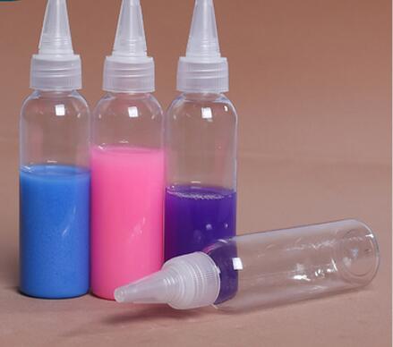 Spray bottle Plastic bottle 60ml bottle Makeup bottle PET bottle pointed bottle transparent bottle nozzle