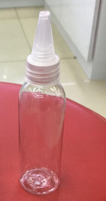 Spray bottle Plastic bottle 60ml bottle Makeup bottle PET bottle pointed bottle transparent bottle nozzle details Picture