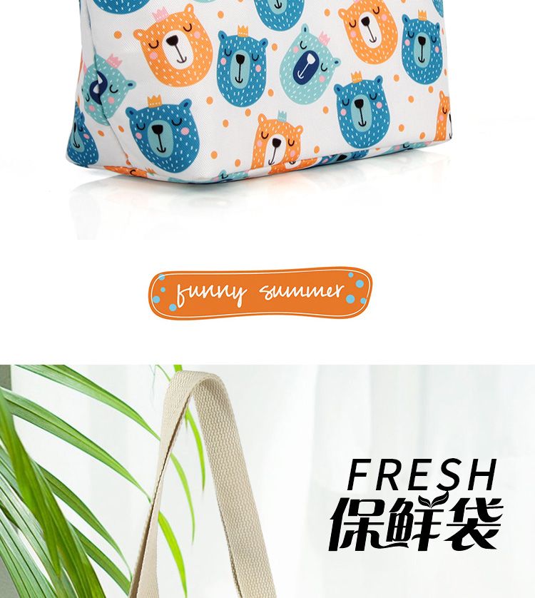 手提冰包，牛津布袋，印花，便当包详情图11