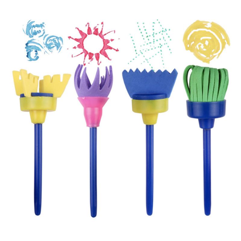 Cross-border Amazon painting sponge set 18-piece children's doodling and drawing set art tools direct sales wholesale Specification image