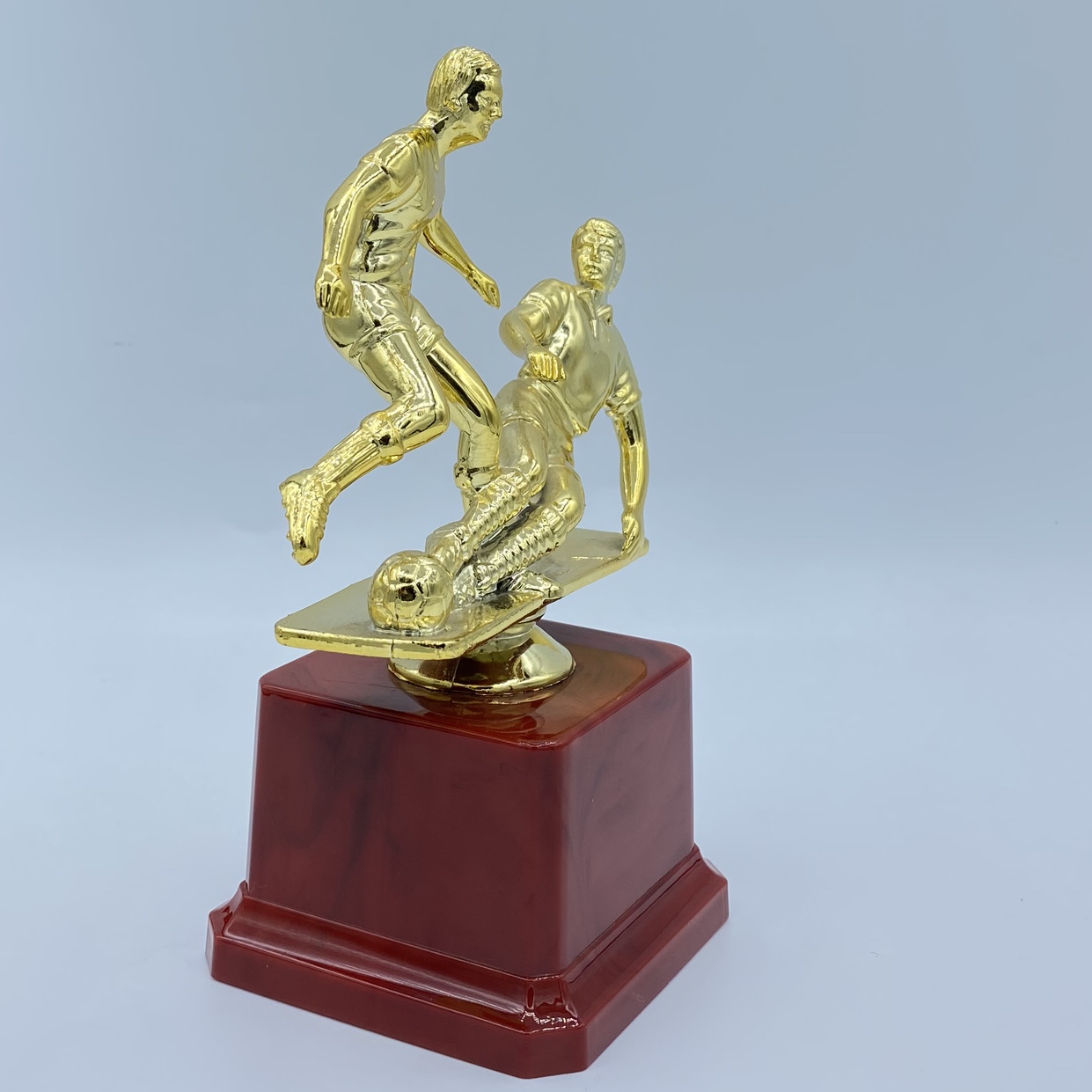 Mini new plastic competition rewards, prizes, football trophies, and customizable logos Specification image