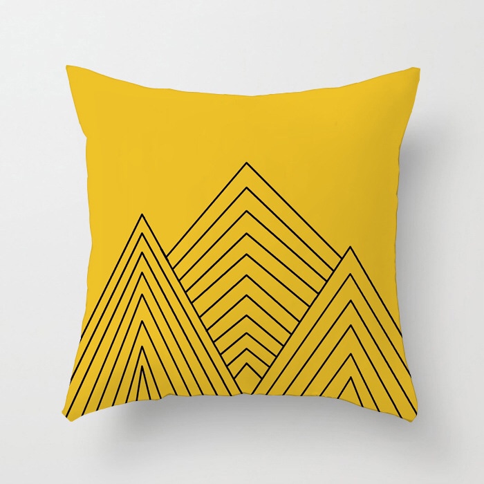 简约家居坐垫套亚马逊家居定制抱枕靠枕套腰枕办公室广告靠枕产品图