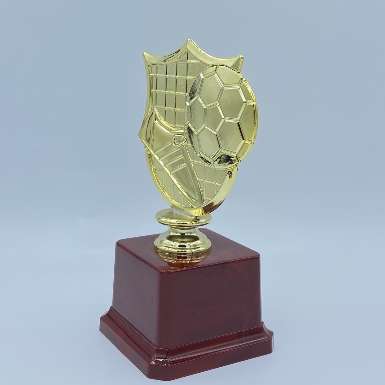 Mini plástico fútbol deportes competición premios premios trofeos logotipo personalizado yiwu buenos productos Application Scenario