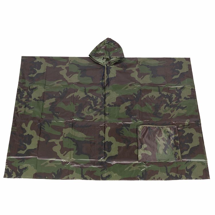 Manufacturer sells camouflage box cape rainproof raincoat PONCHO thumbnail