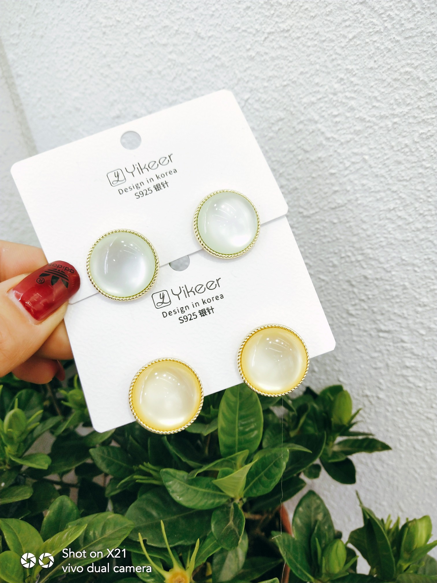 Sweet earring stud earrings from Japan and South Korea for the new S925 trend circle Instagram thumbnail