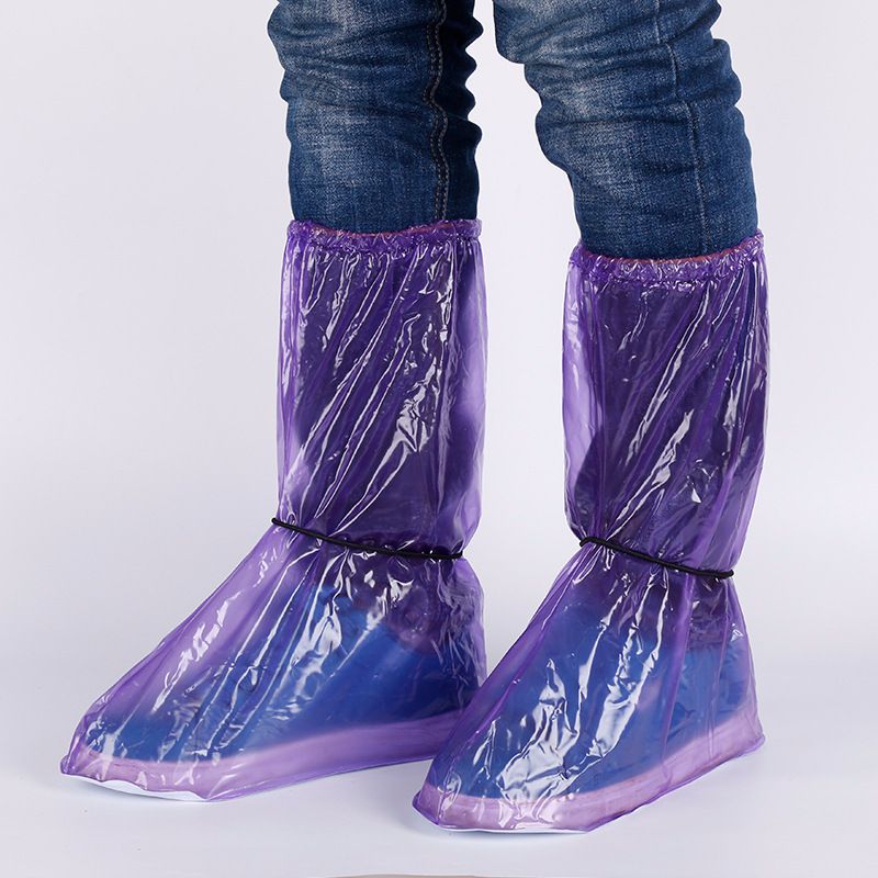 Non-disposable high-top rain shoe covers detail image 3