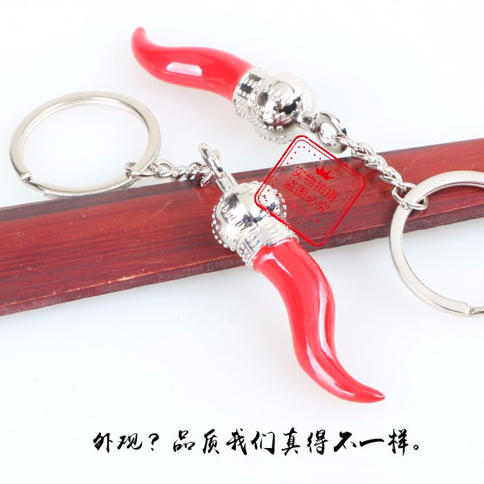 厂价 旅游纪念品 红红火火 金属红辣椒钥匙扣钥匙链 礼品赠品 MZZ061详情图2