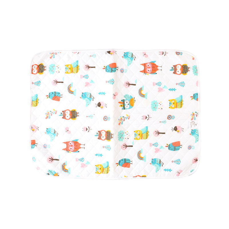 Foreign trade baby diaper pads, breathable and washable embossed diaper pads, cartoon leak-proof baby care pads detail image 3