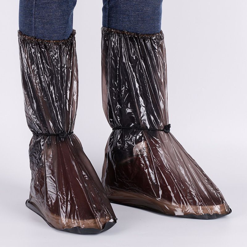 Non-disposable high-top rain shoe covers detail image 2