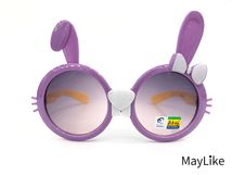 22837-61006 儿童卡通太阳镜 兔子耳朵可爱 UV400防紫外线批发