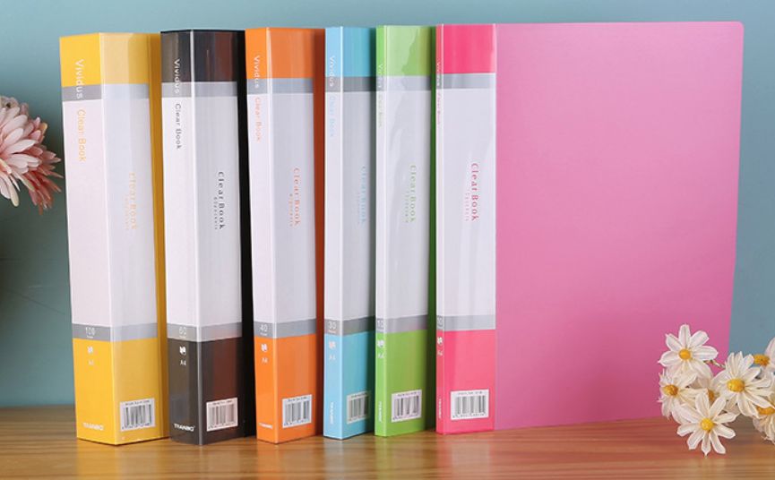 Full-standard TRANBO Happy Color series reference book student test paper bag storage bag
