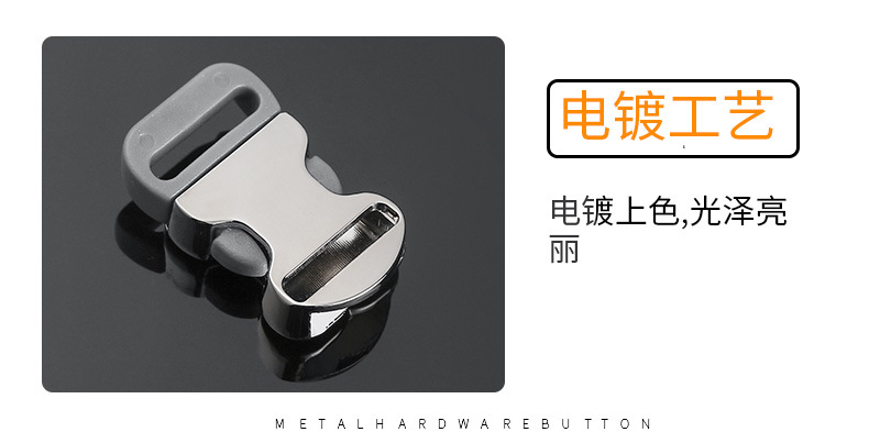 Alloy Bone Girly Tie Art Buckle Backpack Suitcase Webbing Stroller Pet Rope Half Metal Adjusting Buckle Item Picture