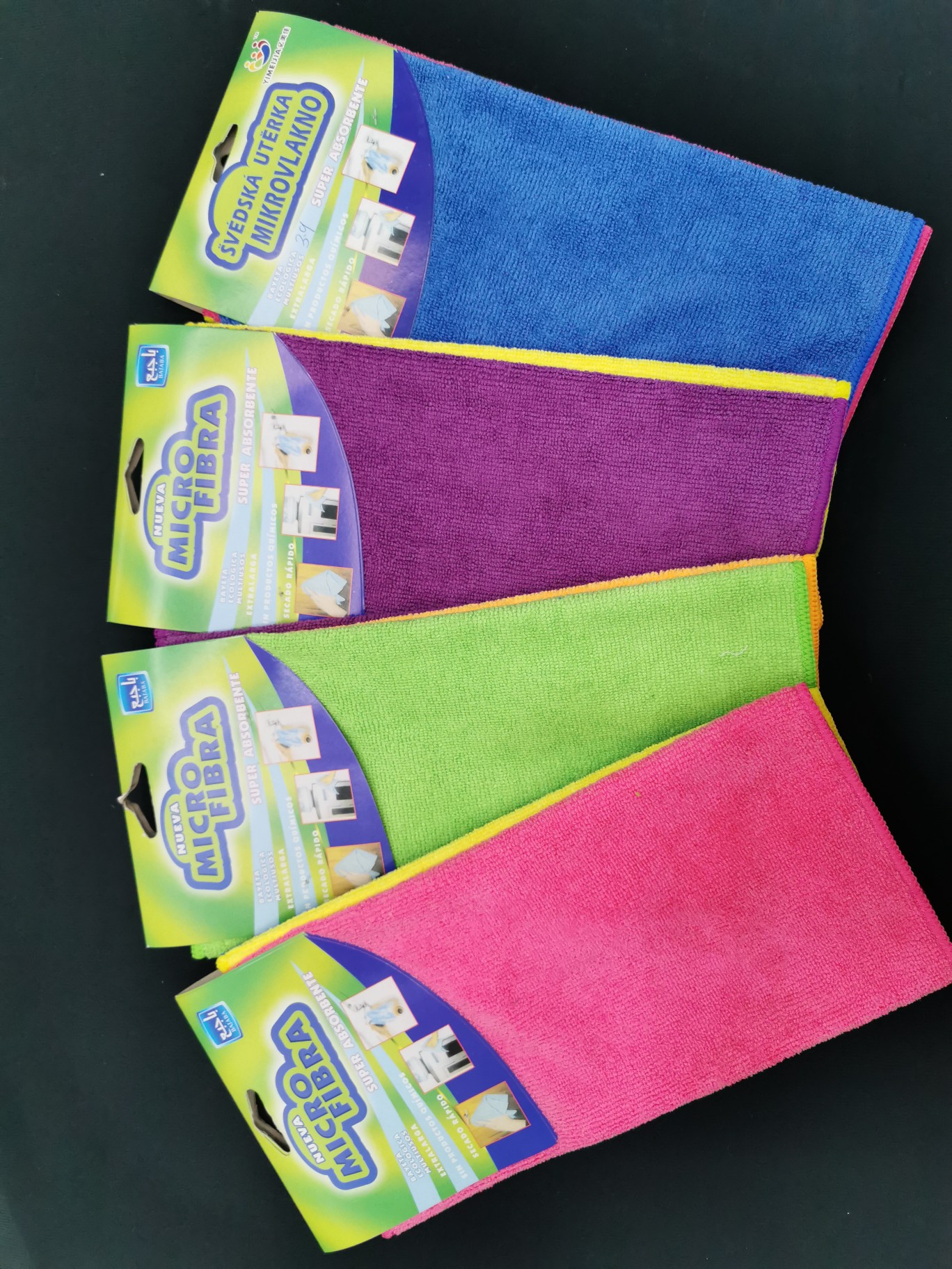 精编超纤不掉毛速吸水厨房家居抹布产品图