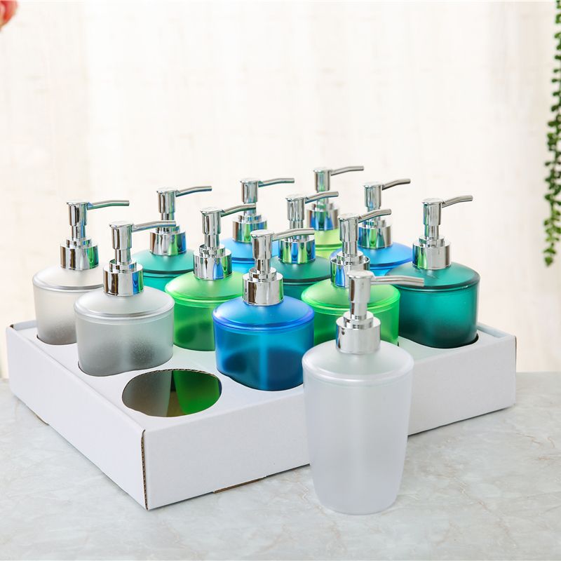 按压式透明塑料洗手液瓶皂液瓶沐浴瓶皂液分离器详情图1