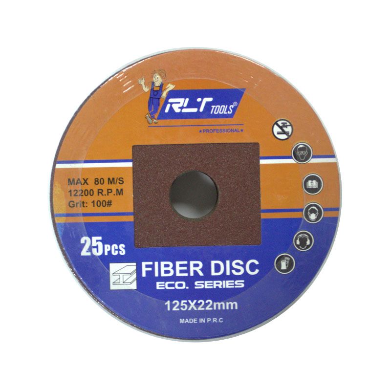 RLT brand sanding disc fiber disc 5 inch 钢纸圆盘详情图1
