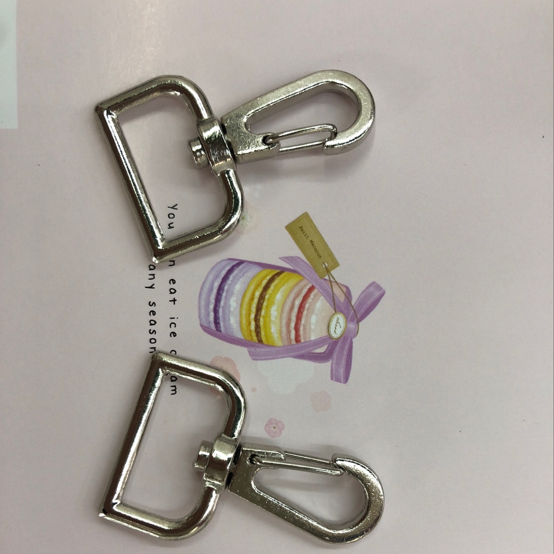 White Li alloy fastener 2 cm square head can be used for handbags, sports equipment, utensils and so on use, good quality, excellent quality, low price 🔥 🔥 thumbnail