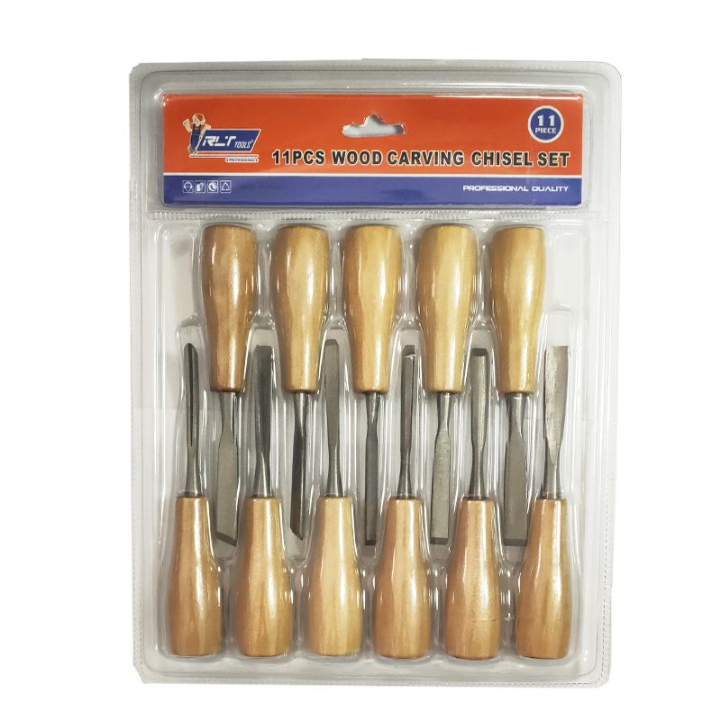 11 pcs  Wood Chisel Carving Chisel Set for Wood 木工雕刻刀详情图1