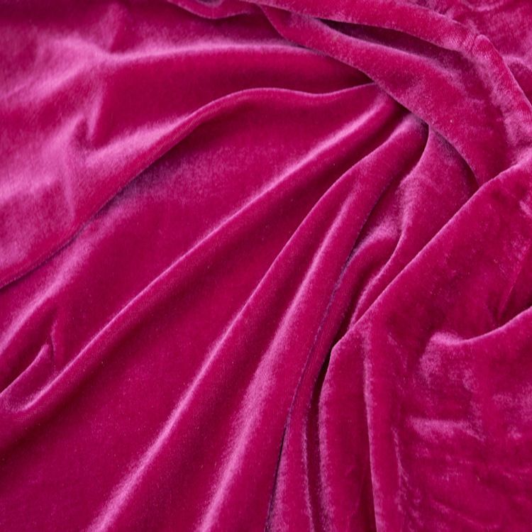 240g polyester quadrangle velvet fabric soft fashion sweater velvet fabric super soft clothing velvet fabric thumbnail