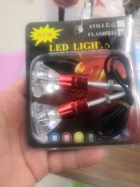 Motorcycle spotlights are flashing thumbnail