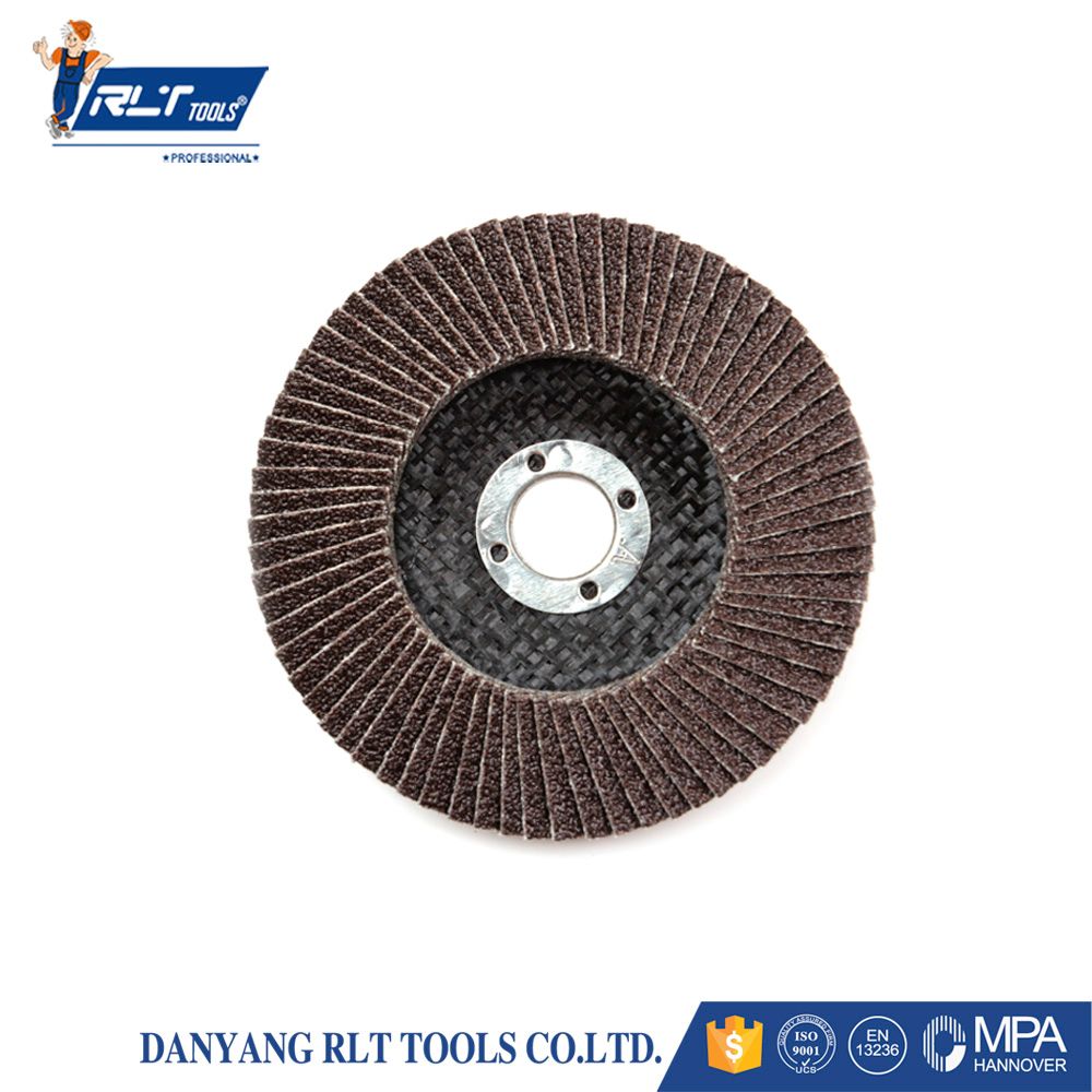 RLT abrasive premium quality flap discs煅烧黑纱百叶轮详情图4