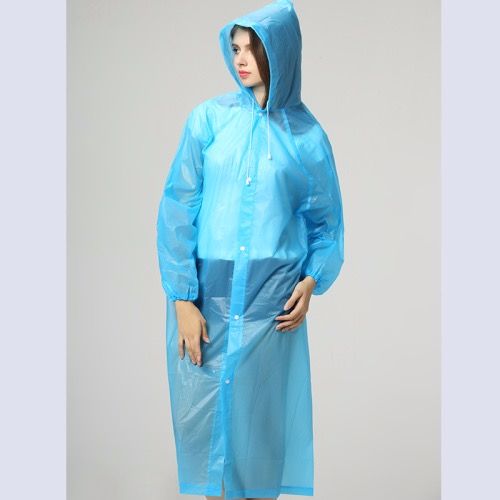 Customized wholesale of new non-disposable PEVA EVA raincoats for travel and outdoor lightweight raincoats, rainproof pic 1