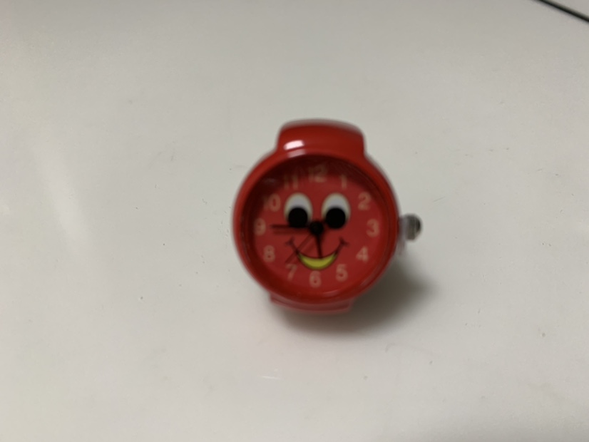 Nueva cara sonriente anillo reloj reloj de las mujeres reloj de dedo candy color reloj de regalo divertido versión coreana reloj de regalo de cumpleaños undefined