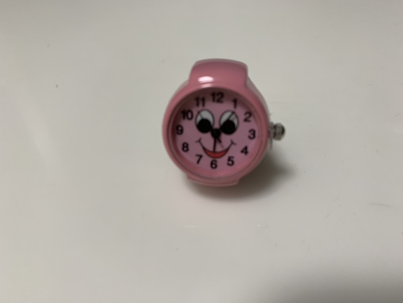 Nueva cara sonriente anillo reloj reloj de las mujeres reloj de dedo candy color reloj de regalo divertido versión coreana reloj de regalo de cumpleaños Specification image