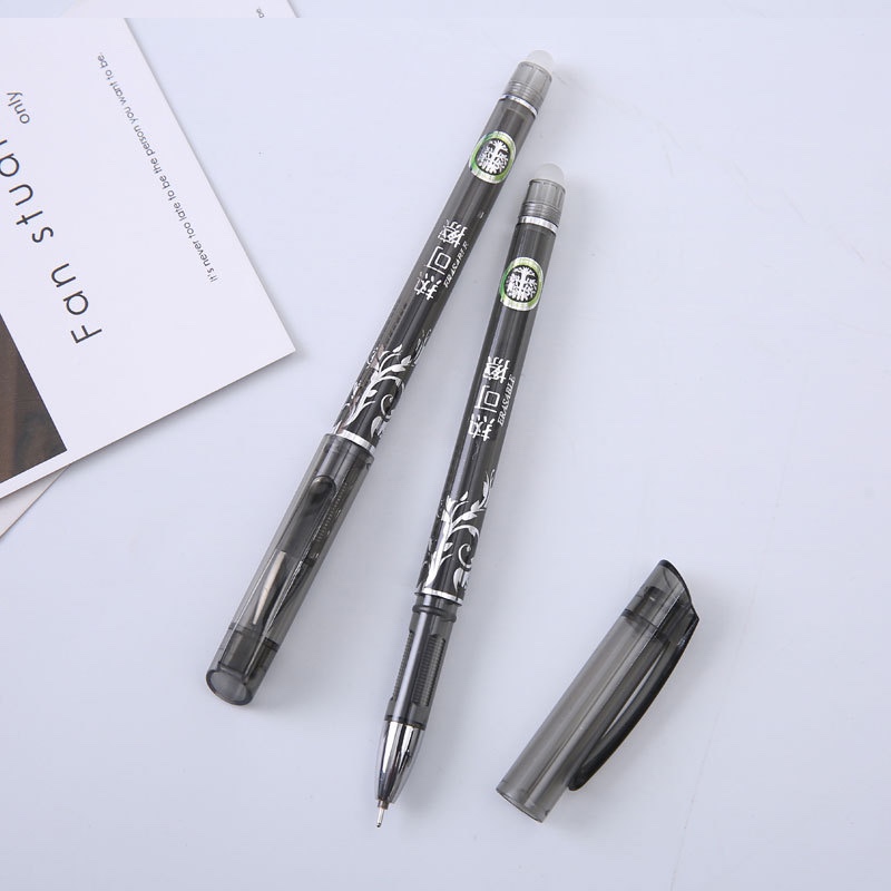 Yiwu Good Goods Lexuan Can Erase Neutral Pen 0.5Mm Student Examination Stationery Black And Blue Heat Can Be Ground Specification drawing