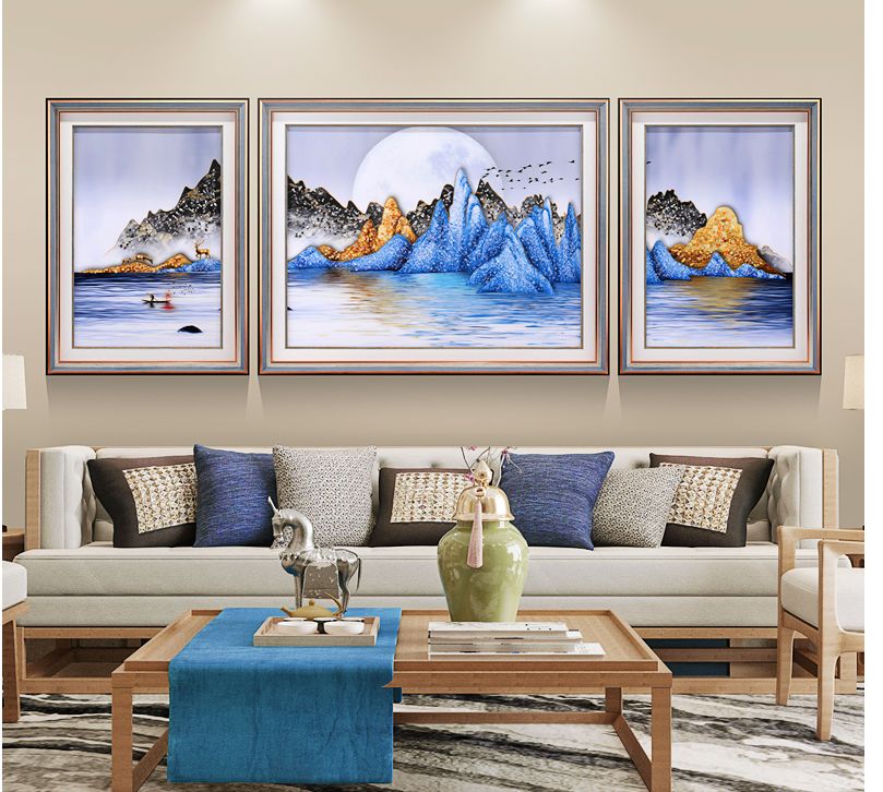 Crystal vitreous shell frame painting thumbnail