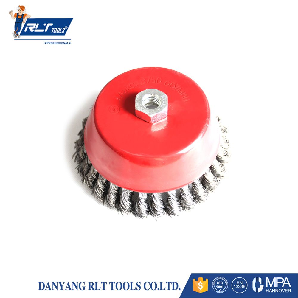 abrasive tools twisted  cup brushes for polish 扭丝螺碗