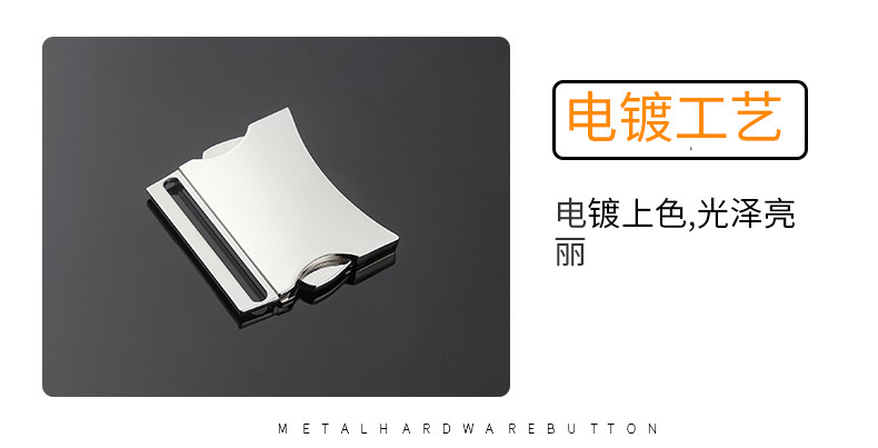 Hna Accessories Metal Backpack Buckle Zinc Alloy Safety Buckle Belt Adjustment Buckle Hardware Buckle Clothing Bags Accessories Wholesale undefined