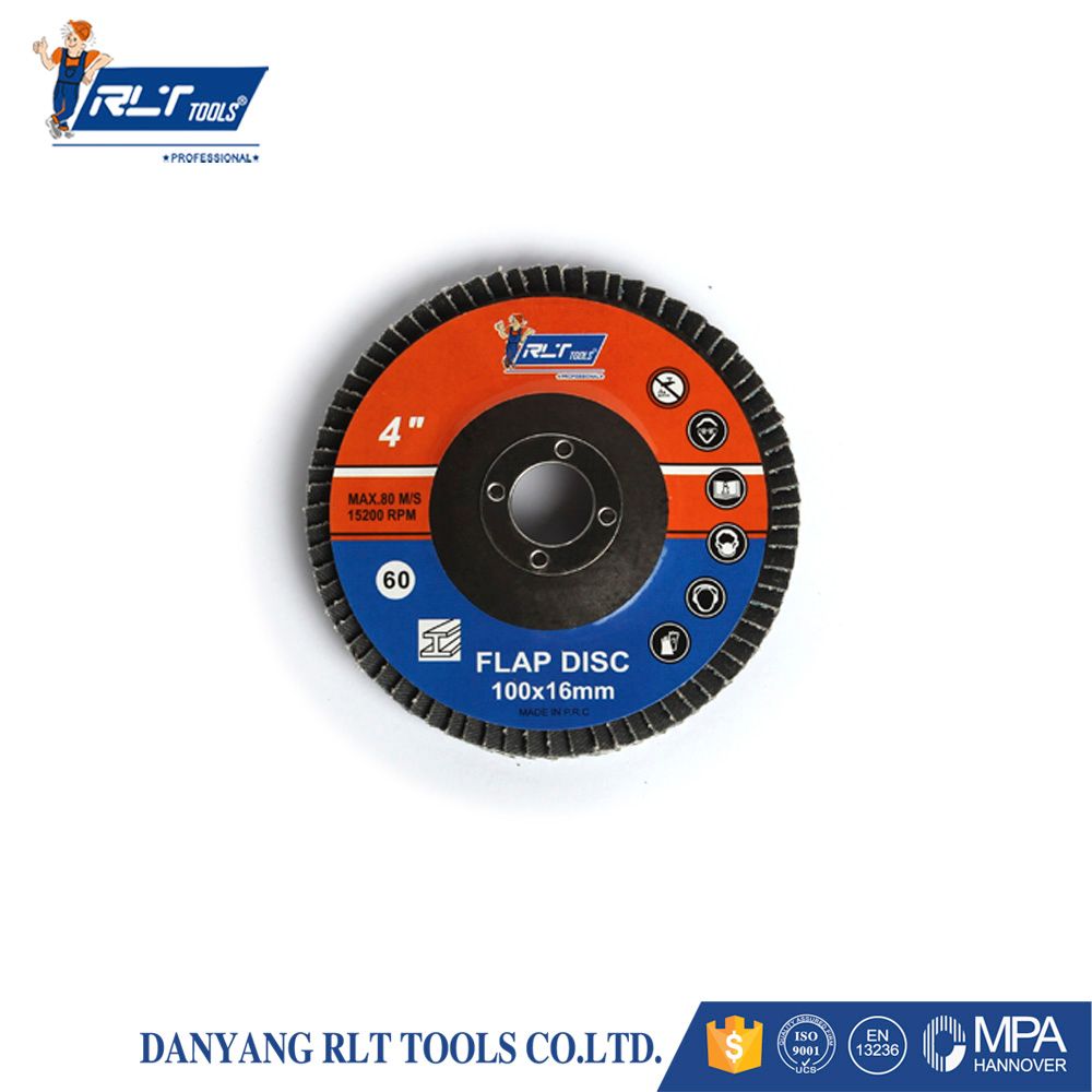 RLT abrasive premium quality flap discs煅烧黑纱百叶轮详情图3