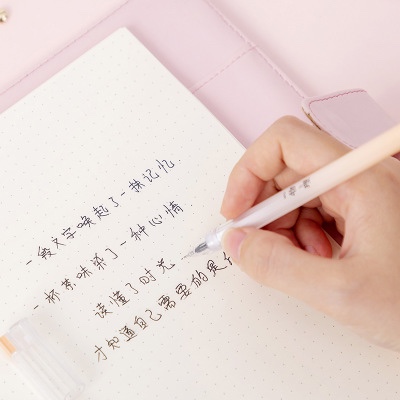 Yiwu Good Goods Lexuan Stationery Creative Personality Subjects Neutral Pen Stationery Job Pen Office School Supplies Specification drawing