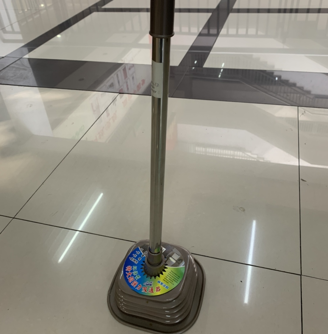 特大超强吸通器，长55CM，方形软胶吸头，产品图