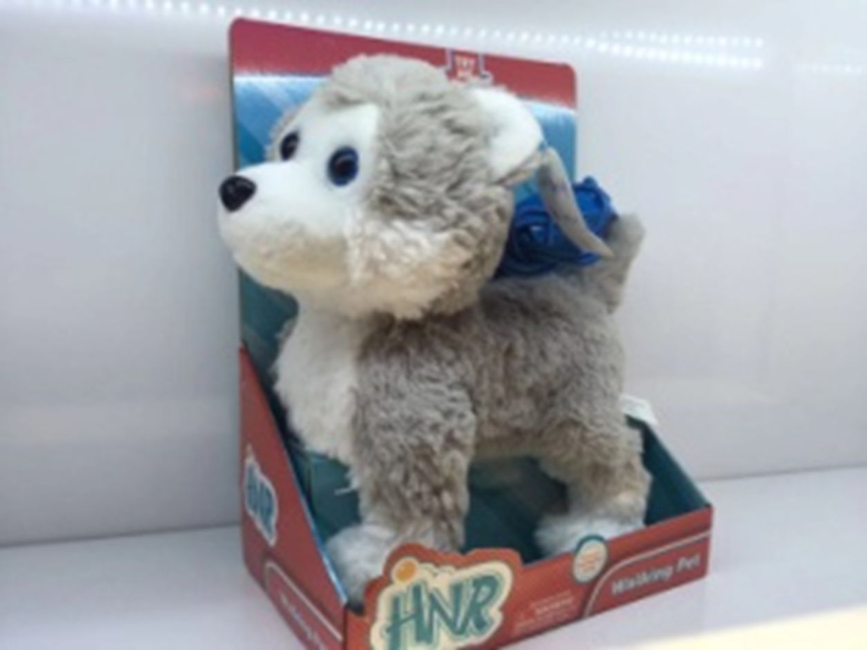 Yiwu Selection electric plush toy leash electric husky dog