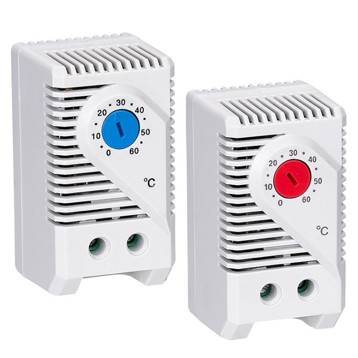 温湿度调节器小型机械式温控器KTS011机箱机柜温度控制器
