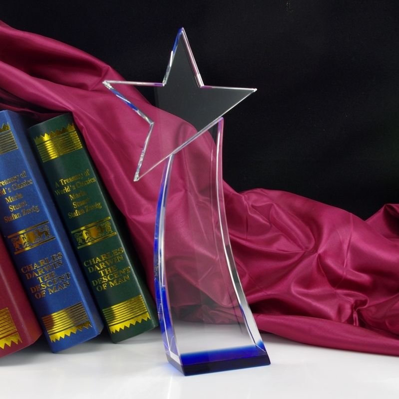 创新五角星奖杯奖牌系列十二 K9工艺奖杯