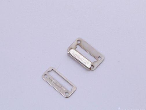 【 Chaoshicheng 】 Factory direct sale of 8025 high-end metal dual-purpose trouser hooks in stock. Hand-sewn trouser hooks for trousers