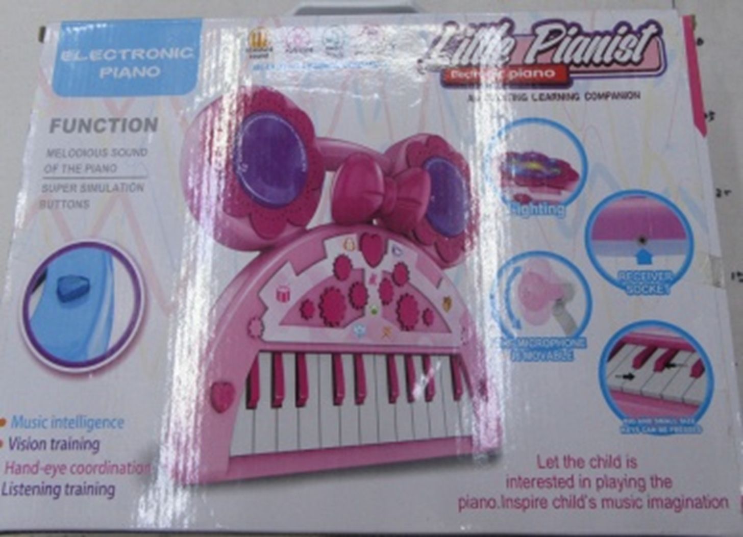 义乌好货电子琴儿童玩具开窗盒设计钢琴键电子宠物琴启蒙早教音乐神器产品图