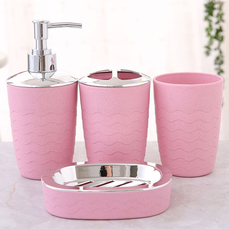 麦秆卫浴洗漱四件套创意牙刷杯牙刷架套装详情图1