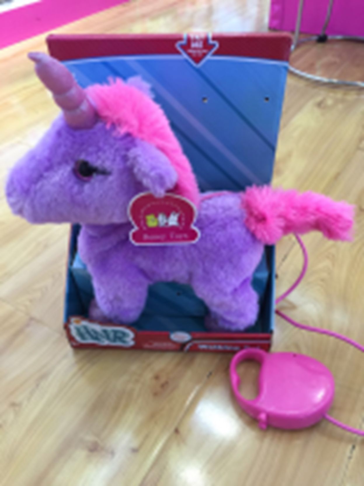 义乌好货 电动毛绒玩具牵绳独角兽